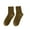 Coffee, variant on Naierhg Thermal socks 1 Pair Ladies Knitted Socks Short Tube Striped Solid Color Thick Stretch Keep Warm Autumn Winter Elasticity Sweat Absorption Socks Sports Wear Coffee