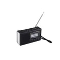 thumbnail image 3 of Radio Portátil Am y FM, Utiliza 2 Pilas AA, con Bocina Altavoz, con Antena Ajustable con Banda Lampara LED Recargable, 3 of 4