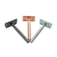 thumbnail image 3 of Stainless Steel Double Edge Shaving Razor Safety Beard Razor Manual Mustache Removal Traditional Shaving Tool for Hotel Home Travel, 3 of 6