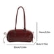 thumbnail image 2 of Mujeres Bow Casual Tote Handbag PU Leather Girls Al Aire Libre Bolso Hombro Diario (rojo), 2 of 9