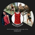 thumbnail image 7 of Gukieu Ladybug Pattern Print Women's Quick-drying Fitness Vest, Round Neck Sleeveless Fitness T-shirt, Suitable for Yoga, Sports-XX-Large, 7 of 7