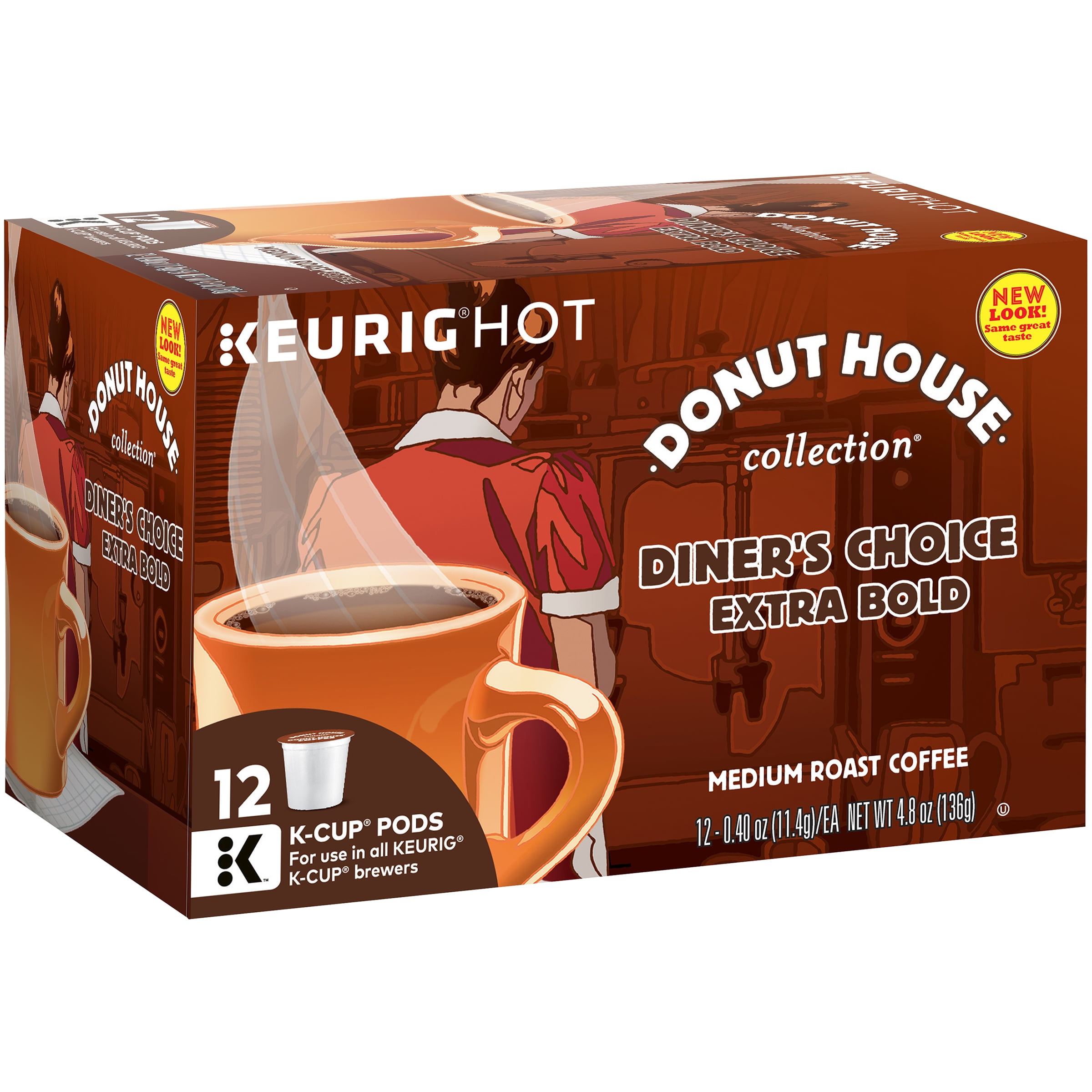 Keurig Donut House Collection Coffee, 12 ea