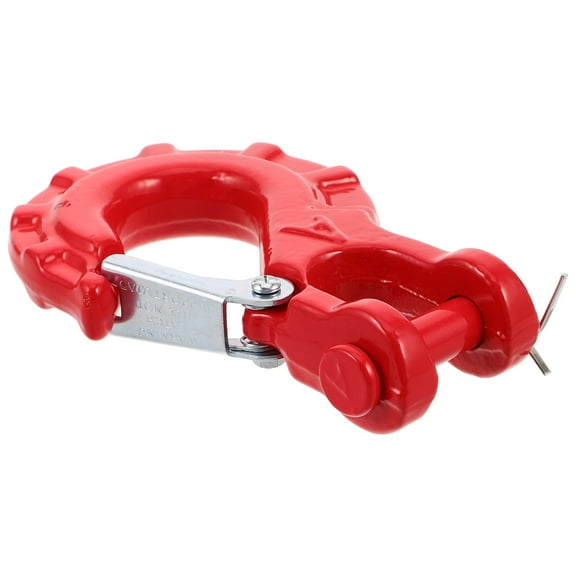 RENACLIPY 1Pcs Red Winch Hook for ATV and RV Towing and Recovery 5.7x3.7x1.2in
