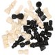 thumbnail image 4 of 2 Sets Wood Chess Set Mini Chess Set International Chess Pieces Small Chess Pieces for Chess Board, 4 of 4