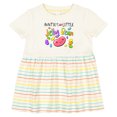 thumbnail image 3 of Inktastic Aunties Little Jellybean Cute Easter Candy Girls Baby Dress, 3 of 5