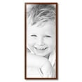 thumbnail image 2 of ArtToFrames 14" x 34" Walnut Picture Frame, 14x34 inch Brown Wood Poster Frame (WOM-4215),  Pack, 2 of 8