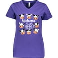 thumbnail image 3 of Inktastic Welcome to the Herd with Cute Black and White Holstein Cows Women's V-Neck T-Shirt, 3 of 5