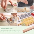 thumbnail image 4 of 8 Pcs Ravioli Mold Set Include Ravioli Maker Press,Dough Scraper, Dumpling Maker, Ravioli Maker Cutter Set,Pasta Making, 4 of 5