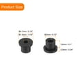 thumbnail image 2 of Uxcell 46Pack Grommets de Silicona de 1/8" de Agujero Perforado, Tapón de Agujero de Sombrero Superior de 1/16", 2 of 6