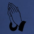 thumbnail image 2 of CafePress - Praying Hands Maternity T Shirt - Maternity Dark T-Shirt, 2 of 3