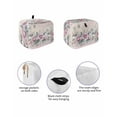 thumbnail image 2 of Fsddascl Pink Roses Floral Toaster Cover 4 Slice, Large Kitchen Appliance Covers, Vintage Romance Botanical Flowers Toaster Oven Cover with Loop, Bread Machine Cover Polyester Dust Cover Protection, 2 of 5