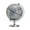Silver, variant on Exerz 5.5 inch World Globe - Political Map Mini globe - Educational/ Geographic/ Modern Desktop Decoration