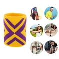 thumbnail image 6 of Unique Bargains 1 Pc Close-fitting Wristbands Perspiration-wicking Sports Wristband Sport Yellow Purple, 6 of 6