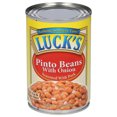 thumbnail image 2 of Luck's Pinto Beans with Onion, Seasoned with Pork, 15oz Can, 2 of 9