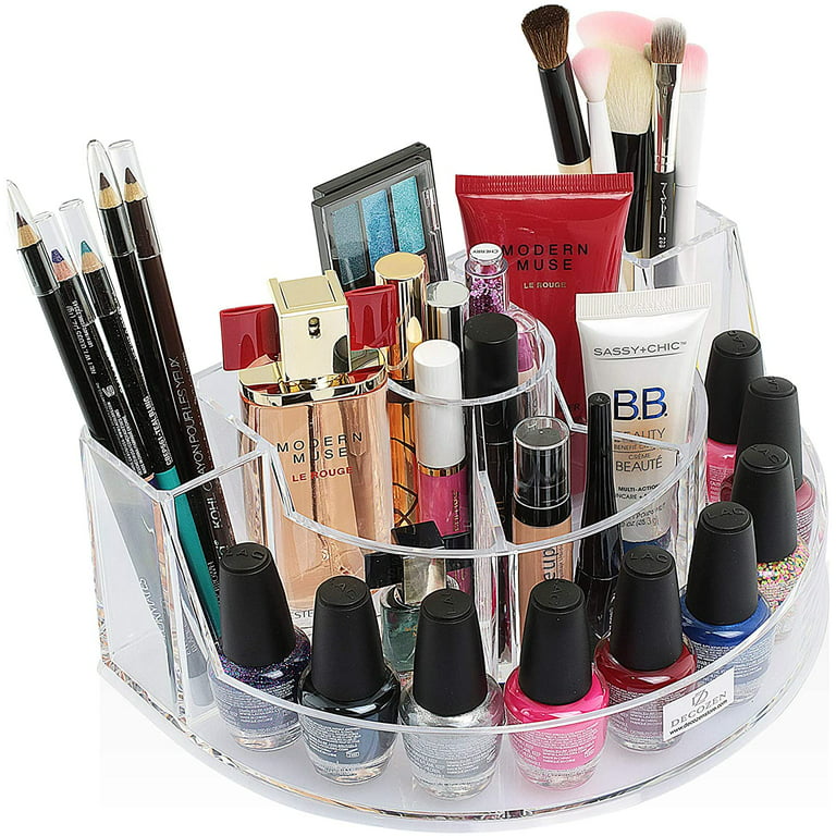 Bling Vanity Desk Rotating Makeup Organizer