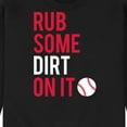 thumbnail image 3 of Instant Message - Rub Some Dirt On It - Men's Crew Neck Fleece Pullover, 3 of 6
