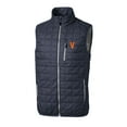 thumbnail image 2 of Cutter & Buck Heather Navy Virginia Cavaliers Vintage Logo Rainier PrimaLoft Eco Insulated Full-Zip Puffer Vest, 2 of 3