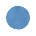 thumbnail image 4 of Tuvgenk Woven Placemat for Kitchen Dining 15 Inch Easy Clean Cotton Table Mat Stain Resistant Waterproof Round Blue for Birthday Party Decor, 4 of 4