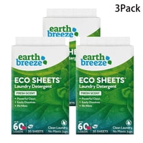 Earth Breeze Eco-Friendly Laundry Detergent Sheets - Fresh Scent, No ...