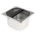 thumbnail image 1 of Coffee Barista Accessory Compact Anti Slip Waste Stainless Steel 17.3Ã16Ã9cm, 1 of 9