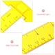 thumbnail image 4 of 2 uds reglas en forma de T regla de doble escala regla de medición de plástico herramienta de medición, 4 of 6
