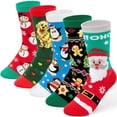 thumbnail image 1 of Calcetines Navideños Dsia Zamur para Niños 5 Pares 7-10 Años con Caja de Regalo, 1 of 7