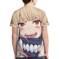 thumbnail image 2 of T-Shirt Graphique Himiko Toga pour Garçons et Filles, Col Rond, Manches Courtes, Impression 3d, Hauts Tees, 2 of 8
