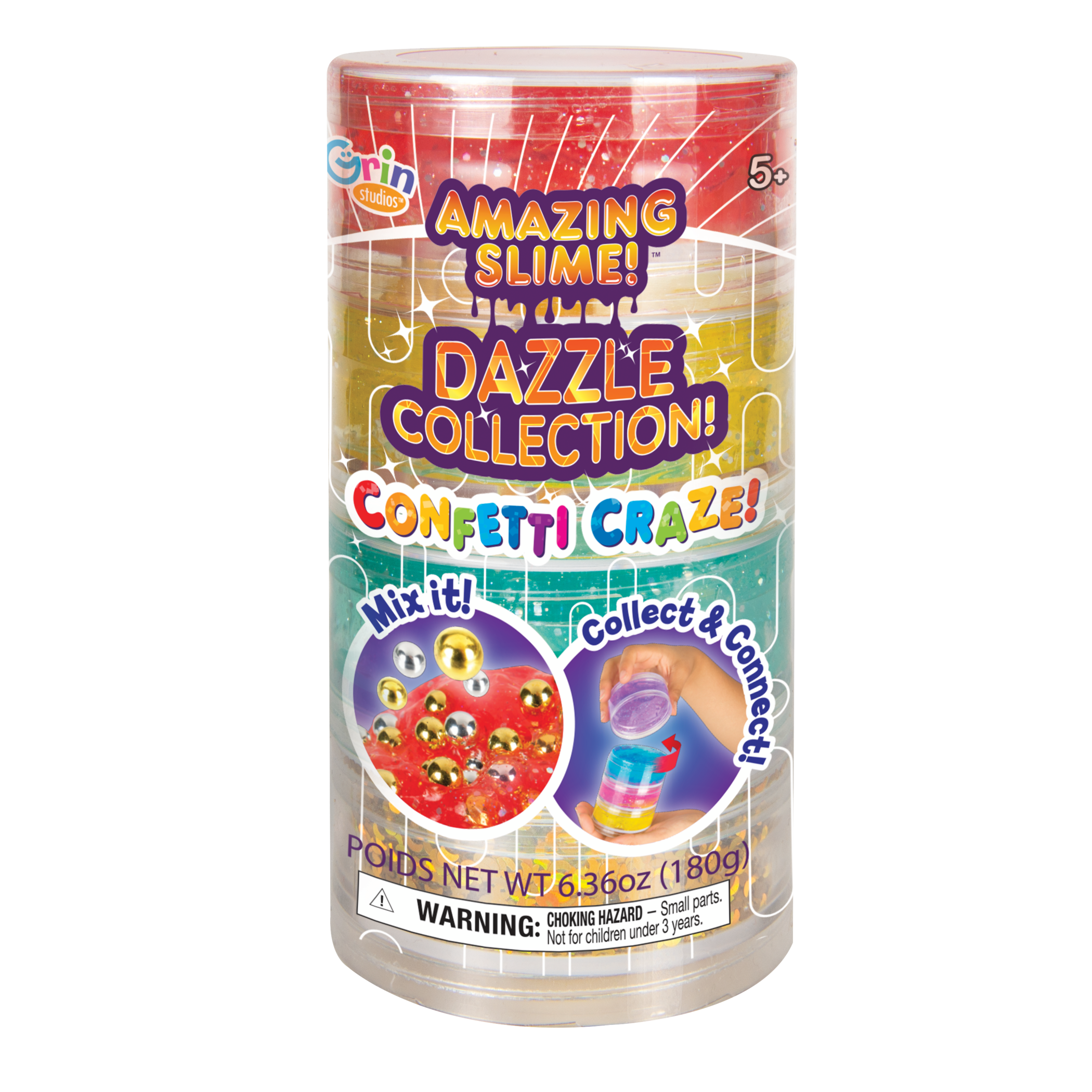 GS DAZZLE SLIME CONFETTI CRAZE 4 ASSORTED