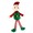 Fair Skin Boy, variant on Holiday Christmas Elf Plush Doll | 14 Inches Tall
