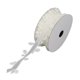 thumbnail image 4 of Cinta para adorno de encaje en forma de hoja, cinta de poliéster para boda DIY para envolver regalos, hacer coronas, 4cm (blanco), 4 of 14