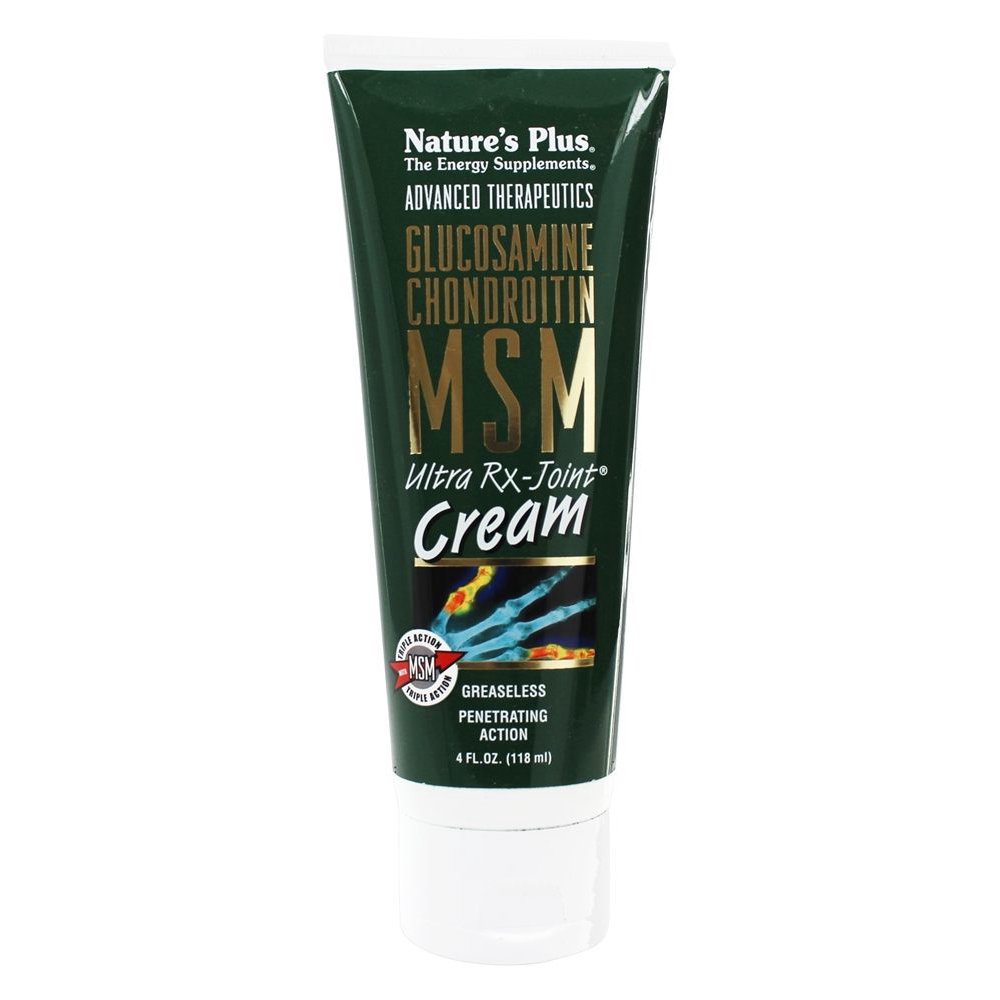 Nature's Plus Glucosamine Chondroitin MSM Ultra RxJoint Cream 4 oz