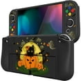 thumbnail image 6 of PlayVital ZealProtect Soft Protective Case for Nintendo Switch OLED, Flexible Protector Joycon Grip Cover for Nintendo Switch OLED with Thumb Grips & ABXY Direction Button Caps - Moon Night Halloween, 6 of 9
