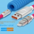 thumbnail image 1 of Cable de datos PD para línea de carga de automóvil Línea de carga rápida Android de 120 W, 1 of 1