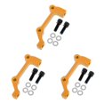 thumbnail image 1 of Guardoinrt Durable Bicycle Bike Disc Brake Mount Adapter Reliable Caliper PM to IS Conversion Gold Front 3Set, 1 of 6