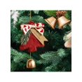 thumbnail image 5 of YFTDEF Christmas Tree Decorations, Red Pendant, 7.08x3.14in, Flock Material Car Mounted, Reusable Holiday Ornaments for Indoor Outdoor, Festive Decor Gift, 5 of 6