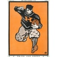 thumbnail image 2 of Penfield, Edward 25x32 White Modern Wood Framed Museum Art Print Titled - American Football Player, 2 of 4