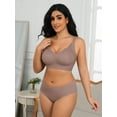 thumbnail image 3 of MINTREUS Womens Wireless Jelly Bra Plus Size Supportive Full Coverage Comfortable No Underwire Bras, 3 of 8