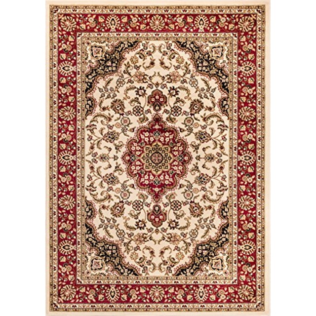 Well Woven Barclay Medallion Kashan Ivory Traditional Area Rug 2`3" X 3`11"
