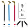 SPOORYYO Golfs Club Ball Pen Metal Oil Pen Ball Pen Set Golfs Table