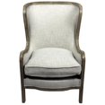 thumbnail image 2 of Shelly  Lounge Arm Chair Upholstered in Natural Fabric, 2 of 3