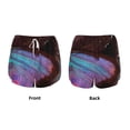 thumbnail image 5 of Picia Wings Of A Butterfly Pattern Women's 2 in 1 Athletic Running Shorts High Waisted Workout Casual Gym Sweat Shorts with Comfy Liner Zipper Pockets-Small, 5 of 9