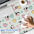 thumbnail image 2 of Long Mouse Pads for Desk,Green Cow Cup Pattern Desk Mats on Top Of Desks, Desk Mouse Pad Extra Large with 3mm Non-Slip Base and Stitched Edge for Gaming,Office,Work,Home 47.3"x23.6", 2 of 6