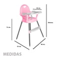thumbnail image 2 of KIDDOS, Silla Periquera Para Bebe Alta Plegable Portatil 3 En 1, 2 of 4