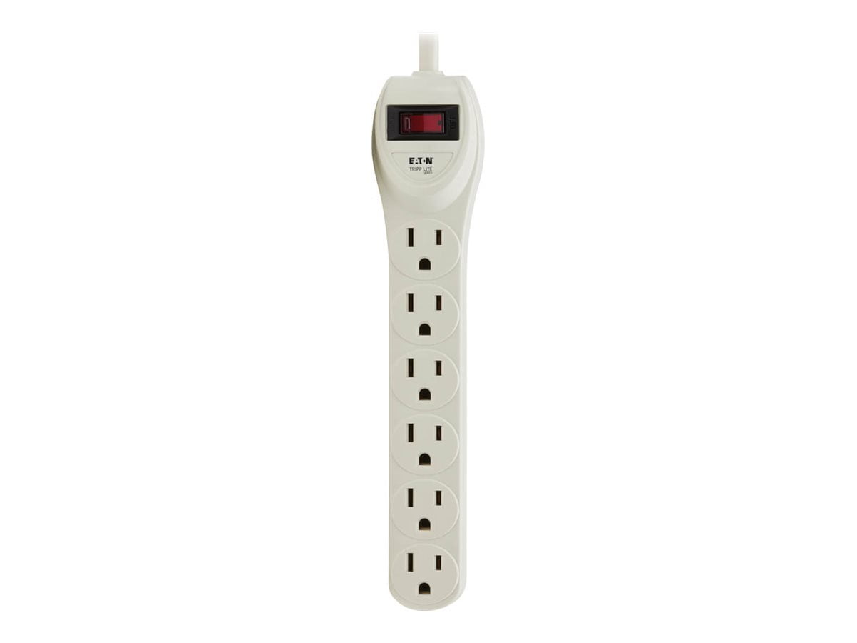 Tripp Lite Waber Industrial Power Strip 6 Outlets 5-15R 4' Cord 15 Amp NEMA 5-15P - 6 x NEMA 5-15R - 4 ft Cord - 15 A Current - 120 V AC Voltage - Gray