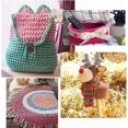 thumbnail image 3 of Mumup DIY T-Shirt Yarn, Soft Cotton Fabric Cord, Chunky Knitting Yarn, Spaghetti Yarn, Zpagetti Yarn, Crochet Fabric Yarn 100g with One Crochet Hook, 3 of 4