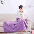 thumbnail image 4 of ZOUBAOQ Heated Electric Blanket Throw 47x30 -Soft Faux Fur &Plush Reversible Washable Electric heated Blanket With 3 Heat Settings, 1-hour Auto Shut-off,Cozy Warm for Women Sofa,Couch,Office,bed, 4 of 8