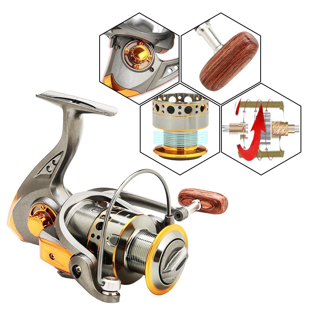 Spinning Reel Freshwater Spinning Fishing Reels 5000