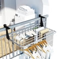 thumbnail image 4 of Patiojoy Folding Clothes Drying Rack Portable Laundry Rack with Aluminum Frame, 4 of 10