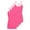Neon Pink, variant on Natural Uniform Women's Camisole Cotton Stretch Undershirt with Adjustable Strap Tank Top 4 Pack (Heather Charcoal) Large