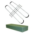 thumbnail image 4 of Headstone Flower Saddle with Floral Foam Decorations for Cemetery Patio Lawn, 4 of 8